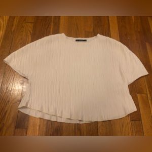 Zara Basic - Flowy Peasant Top size xs